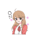 腐のつく女の子（個別スタンプ：1）