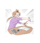 腐のつく女の子（個別スタンプ：9）