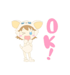 熊本弁モエモエちゃんスタンプヽ(^o^)丿（個別スタンプ：1）