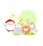 ふわふわ ぷちサンタ 4（個別スタンプ：23）