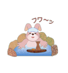 お茶目なうさぎ達（個別スタンプ：37）