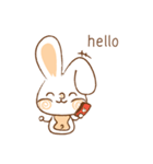 amieiko: Bunny [eng]（個別スタンプ：1）