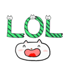 英語ネコ（個別スタンプ：17）