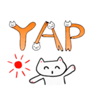 英語ネコ（個別スタンプ：34）