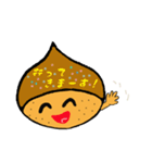 吹き出し栗（個別スタンプ：34）