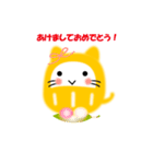 ねこだるまん（個別スタンプ：6）