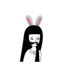 不遜なウサギ乙女（個別スタンプ：31）