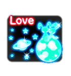 Glowing Stickers (Best With Black Theme)（個別スタンプ：3）