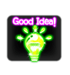 Glowing Stickers (Best With Black Theme)（個別スタンプ：12）