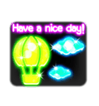 Glowing Stickers (Best With Black Theme)（個別スタンプ：24）