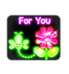 Glowing Stickers (Best With Black Theme)（個別スタンプ：39）