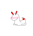 シロウサギウミウシさん（個別スタンプ：5）