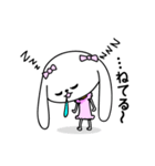 うさわんこ「女の子用」（個別スタンプ：5）
