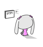 うさわんこ「女の子用」（個別スタンプ：15）