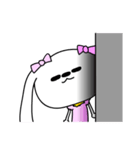 うさわんこ「女の子用」（個別スタンプ：23）