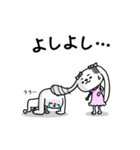 うさわんこ「女の子用」（個別スタンプ：34）