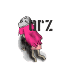 TyrannosaurusGirl doesn't take off hat 2（個別スタンプ：5）