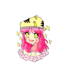 TyrannosaurusGirl doesn't take off hat 2（個別スタンプ：7）