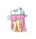 TyrannosaurusGirl doesn't take off hat 2（個別スタンプ：15）