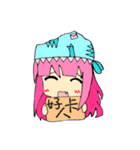 TyrannosaurusGirl doesn't take off hat 2（個別スタンプ：19）