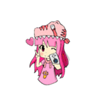 TyrannosaurusGirl doesn't take off hat 2（個別スタンプ：23）
