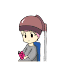 TyrannosaurusGirl doesn't take off hat 2（個別スタンプ：24）