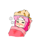 TyrannosaurusGirl doesn't take off hat 2（個別スタンプ：31）