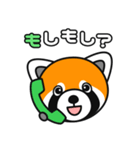 レッサーパンダと楽しくトーク！（個別スタンプ：8）