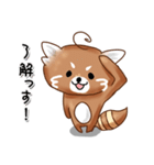 レッサーパンダ（個別スタンプ：4）