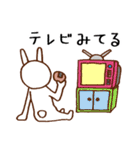 ウサギの月（個別スタンプ：9）