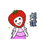 Strawberry Girl（個別スタンプ：22）