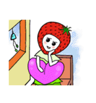 Strawberry Girl（個別スタンプ：30）