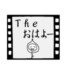 白黒映画（個別スタンプ：24）