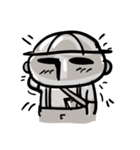 Gray face man（個別スタンプ：40）