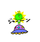 火星から来た緑のアイツ（個別スタンプ：3）