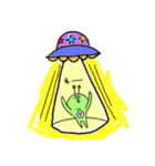 火星から来た緑のアイツ（個別スタンプ：8）