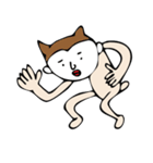 白い顔（個別スタンプ：10）