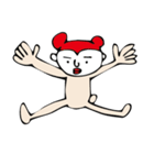 白い顔（個別スタンプ：22）