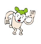 白い顔（個別スタンプ：29）