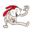 白い顔（個別スタンプ：32）