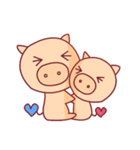 Love Love Pig（個別スタンプ：4）