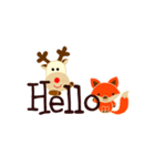 Little Reindy and Foxy（個別スタンプ：1）