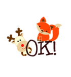 Little Reindy and Foxy（個別スタンプ：4）