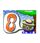 数字でゴーゴー！ from レスラーパンダ（個別スタンプ：8）