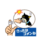 黒柴テリーちゃん（個別スタンプ：38）