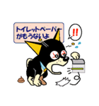 黒柴テリーちゃん（個別スタンプ：40）