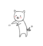 しろいぬ、全力しっぽの日々（個別スタンプ：10）