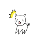 しろいぬ、全力しっぽの日々（個別スタンプ：21）