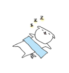 しろいぬ、全力しっぽの日々（個別スタンプ：22）