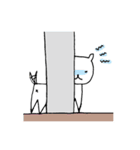 しろいぬ、全力しっぽの日々（個別スタンプ：23）